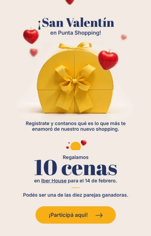 Acción digital San Valentín Punta Shopping